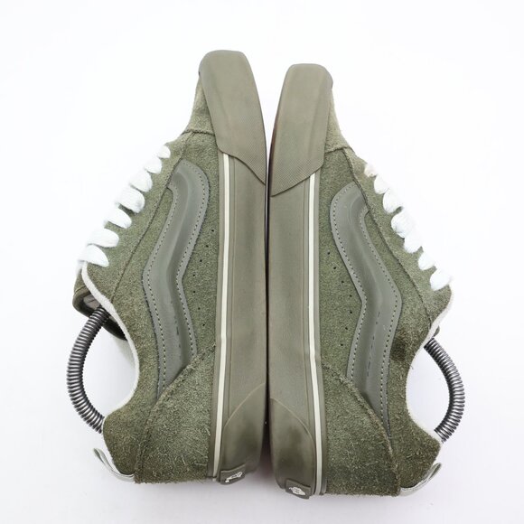 Vans Knu Skool Utility Men\'s 8.5 Women 10 Green Athletic Suede Skate Sneakers main image 4